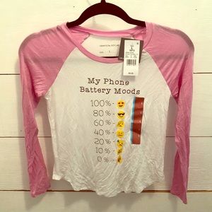 NWT Grayson Social Emoji Top